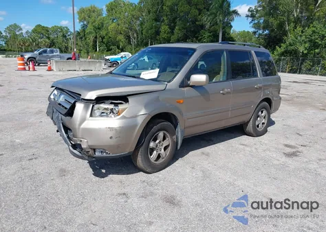 2006 Honda Pilot Ex-L from USA, damaged, VIN 2HKYF18706H545233